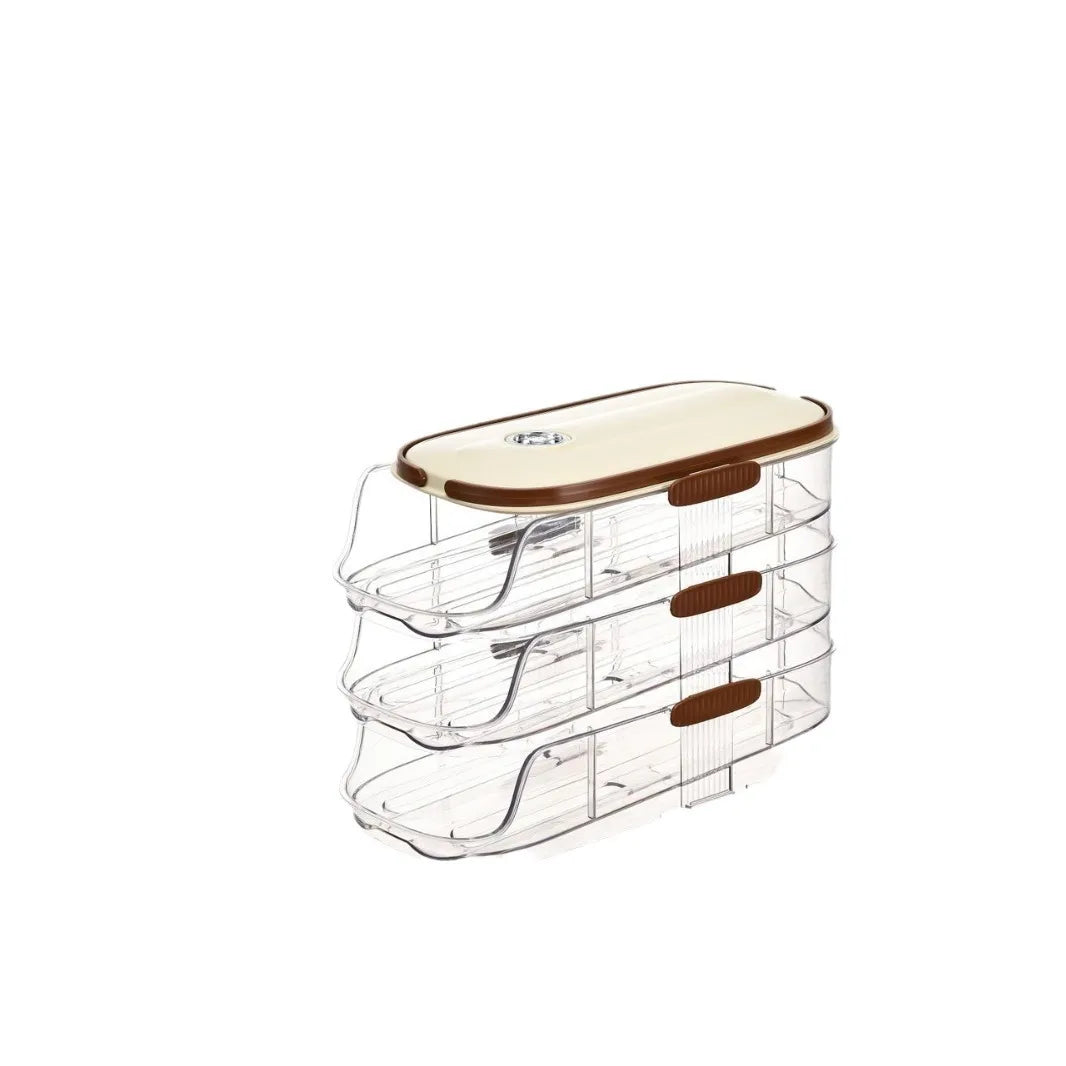 Purilite Select Household Multi-Layer Automatic Rolling Egg Storage Box