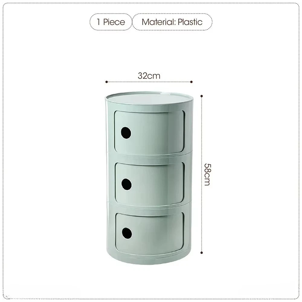 Purilite Select Nordic Net Red Bedside Cabinet