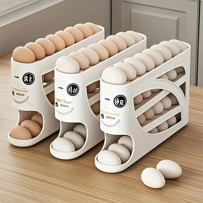 Purilite Select 3-Tier Rolling Egg Storage Container