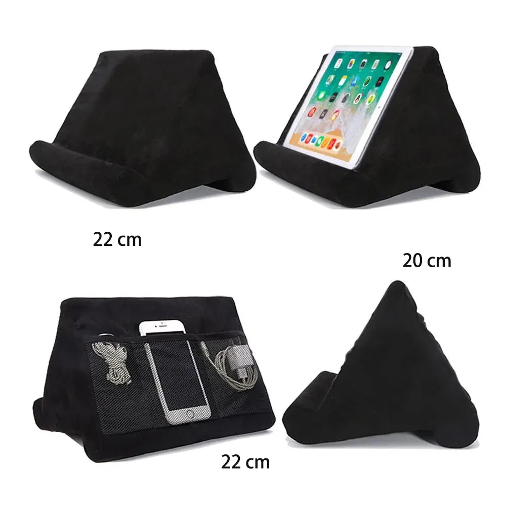 Purilite Select Sponge Pillow Tablet Holder | Multi-Angle Soft Support Stand | Tablet & Mobile Phone Reading Pillow
