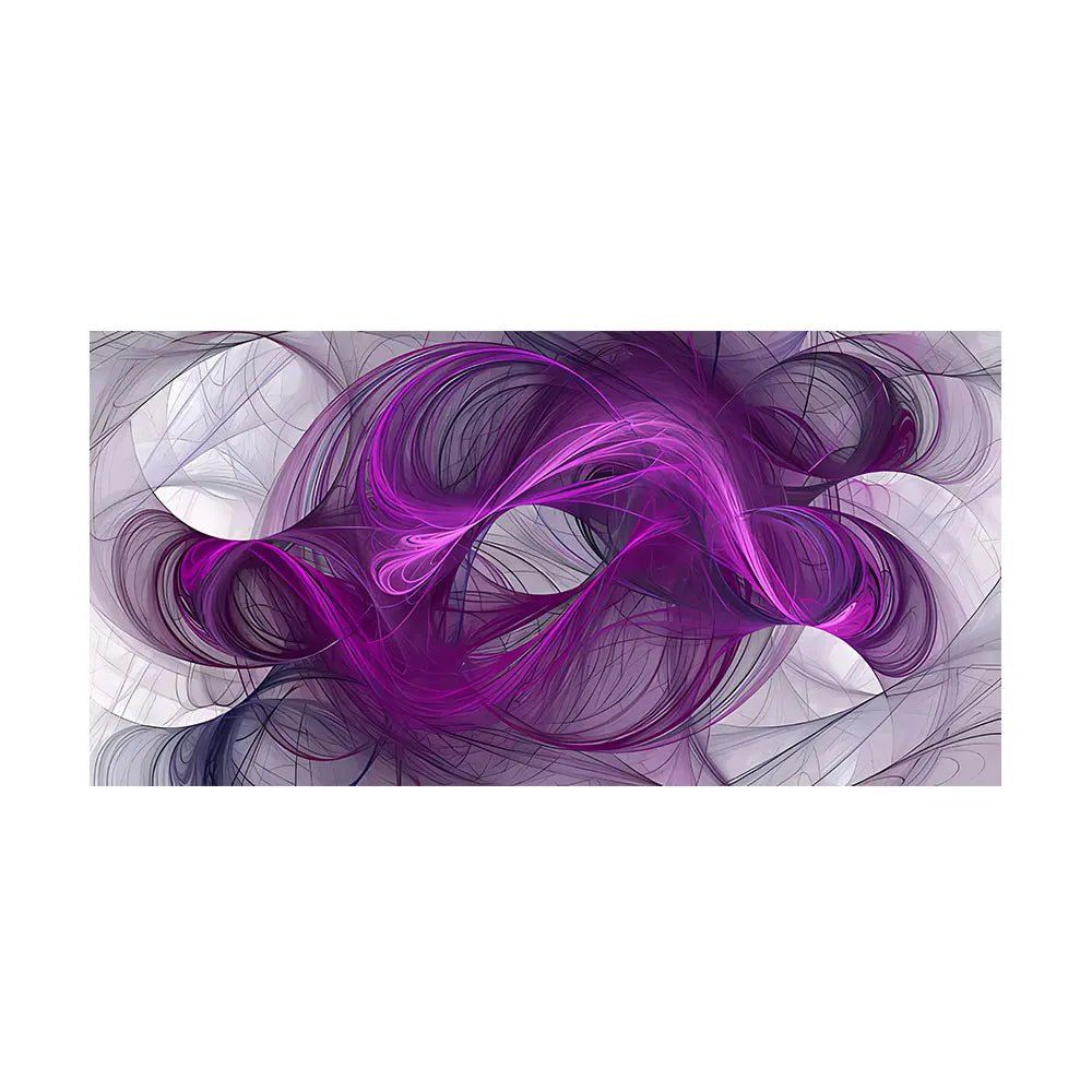 Purilite Select Abstract Black & Gold Mesh Canvas Print