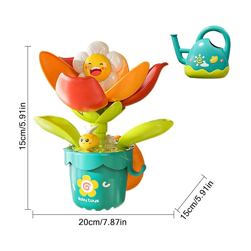 Purilite Select: Baby bath sunflower spraying shower toy