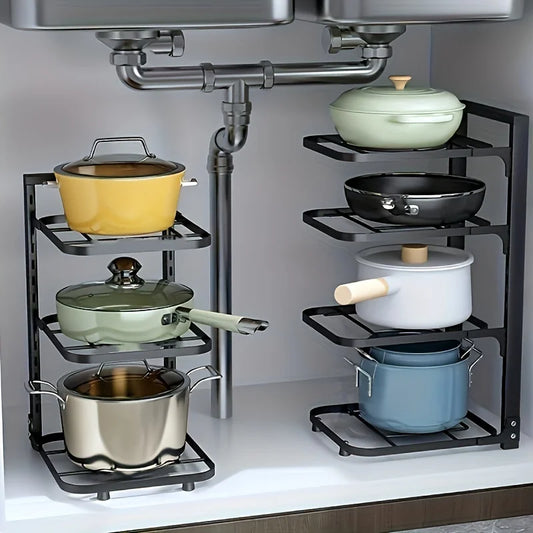 Purilite Select Adjustable Pot Rack Organizer