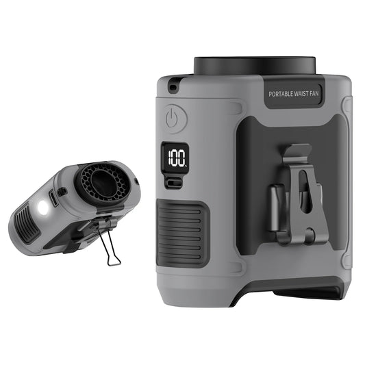 Purilite Select 20000mAh Outdoor Portable Waist & Hanging Neck Fan