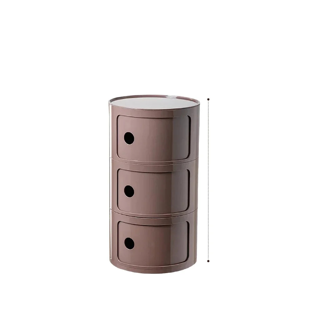 Purilite Select Nordic Net Red Bedside Cabinet