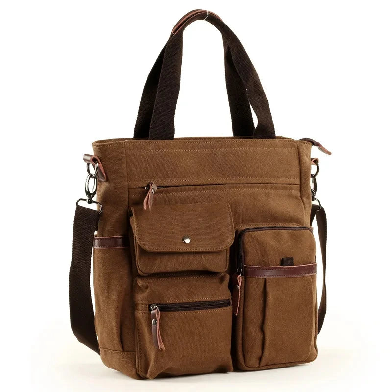 Purilite Select Vintage Canvas Messenger Bag for Men