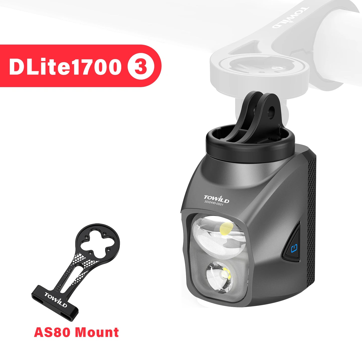 Purilite Select DL1200S/DL1700 Bicycle Light With Cut-Off Line Beam