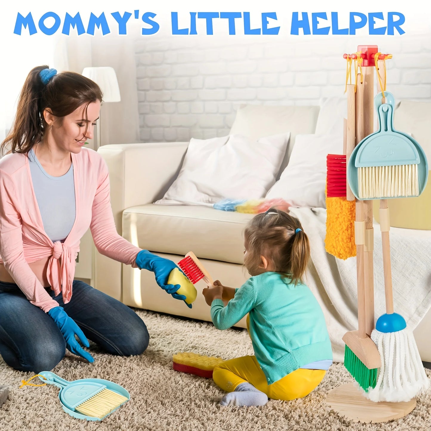 Purilite Select: Wooden kids cleaning set for toddlers