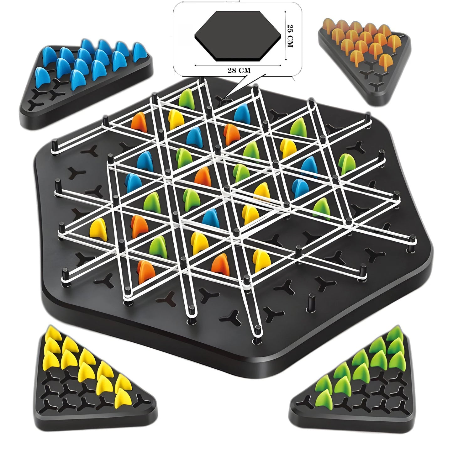 Purilite Select Triangle Chess Splendor Duel Board Game