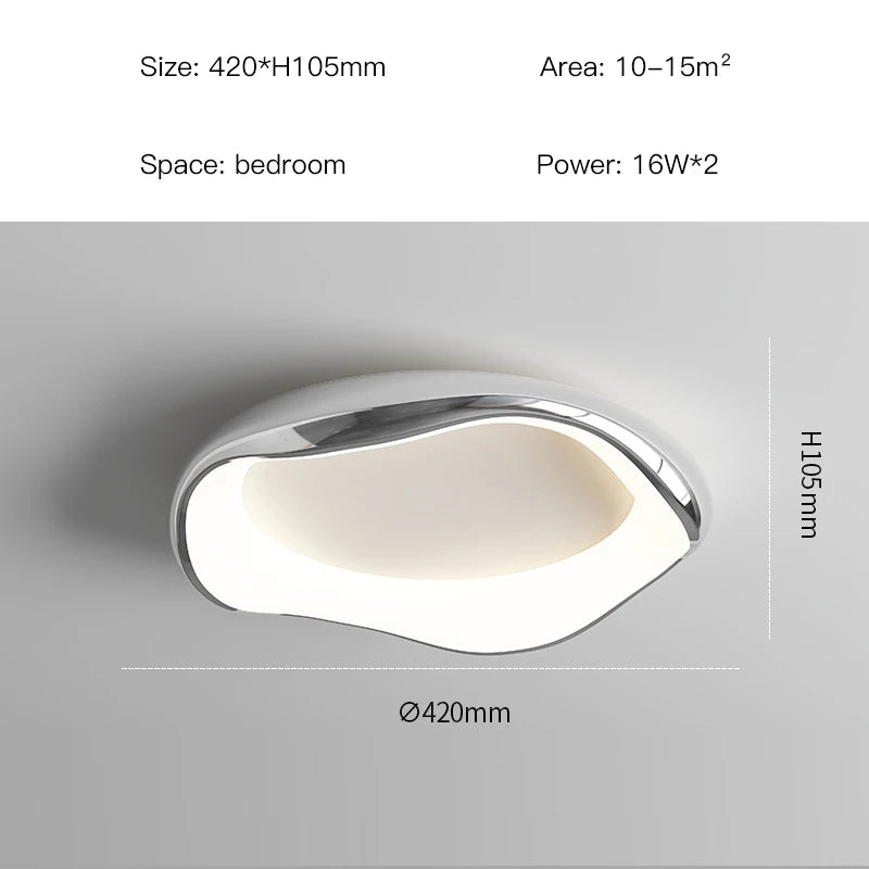 Purilite Select Minimalism Bedroom LED Chandelier
