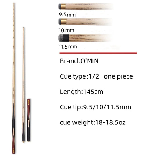 Purilite Select 57" Flash Lightning Snooker Cue Stick Set