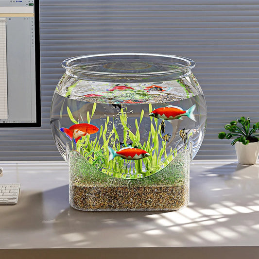 Purilite Select Clear Round Desktop Fish Tank
