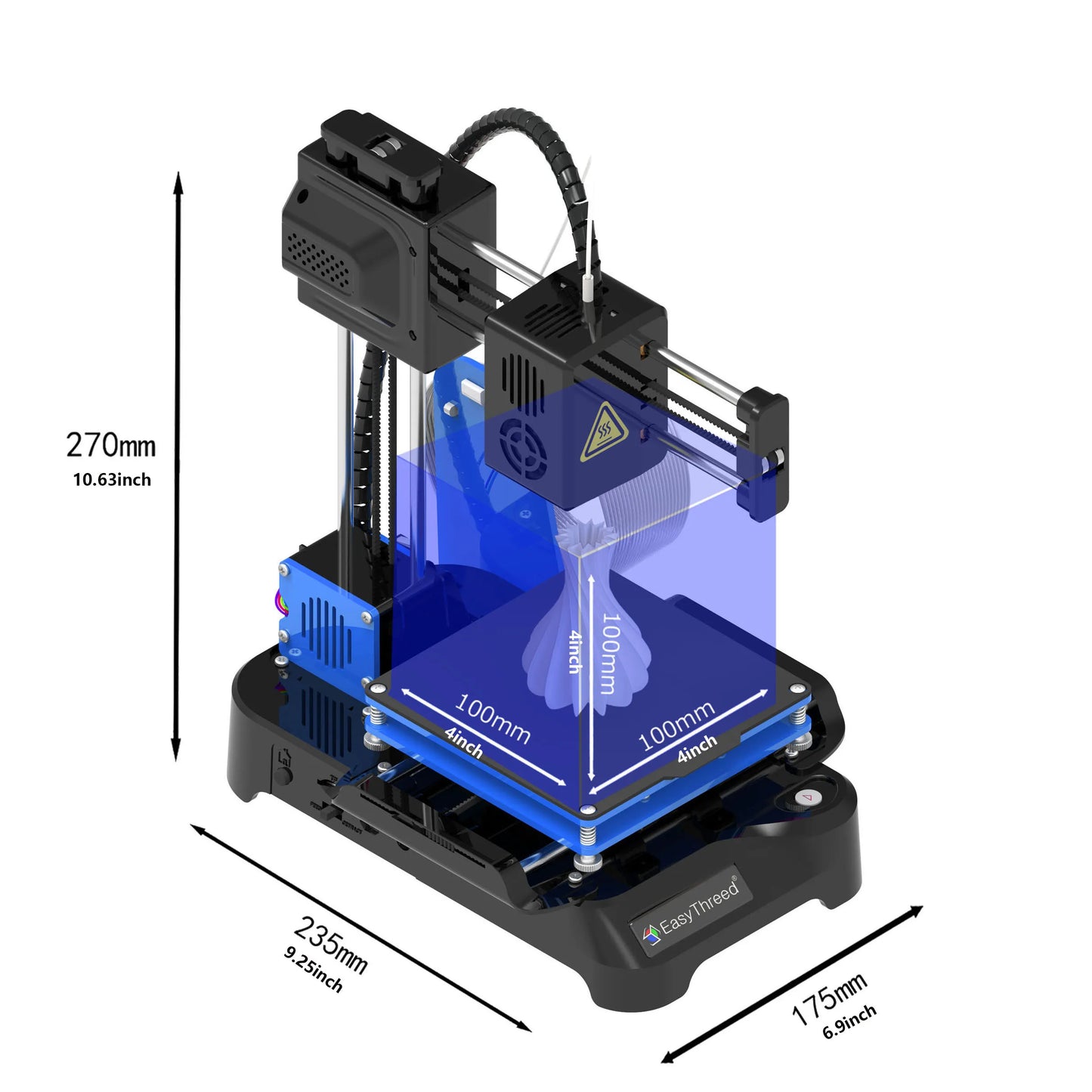 Purilite Select EasyThreed K7 Mini 3D Printer