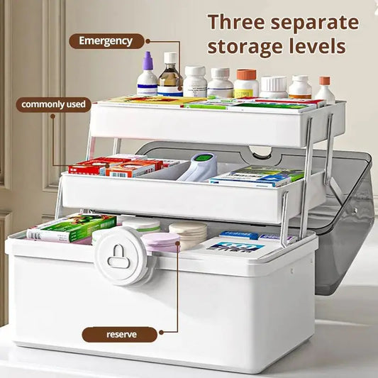 Purilite Select Multi-Layer Medium Size Medicine Storage Box