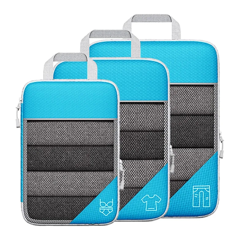 Purilite Select 3/6PCS Compressed Packing Cubes Set