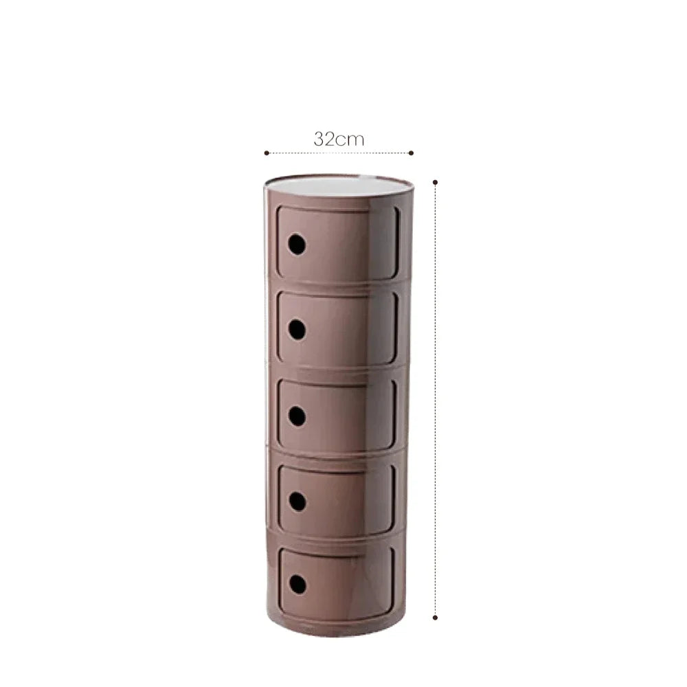 Purilite Select Nordic Net Red Bedside Cabinet