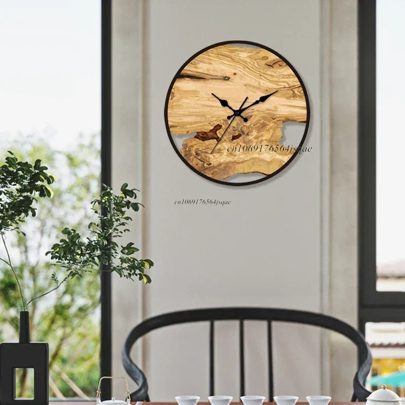 Purilite Select New Transparent Acrylic Wood Grain Wall Clock