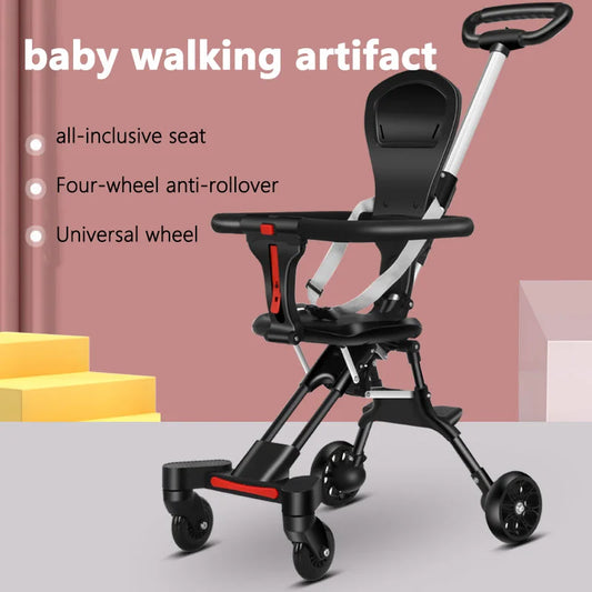 Purilite Select: baby stroller lightweight four-wheel portable travel trolley