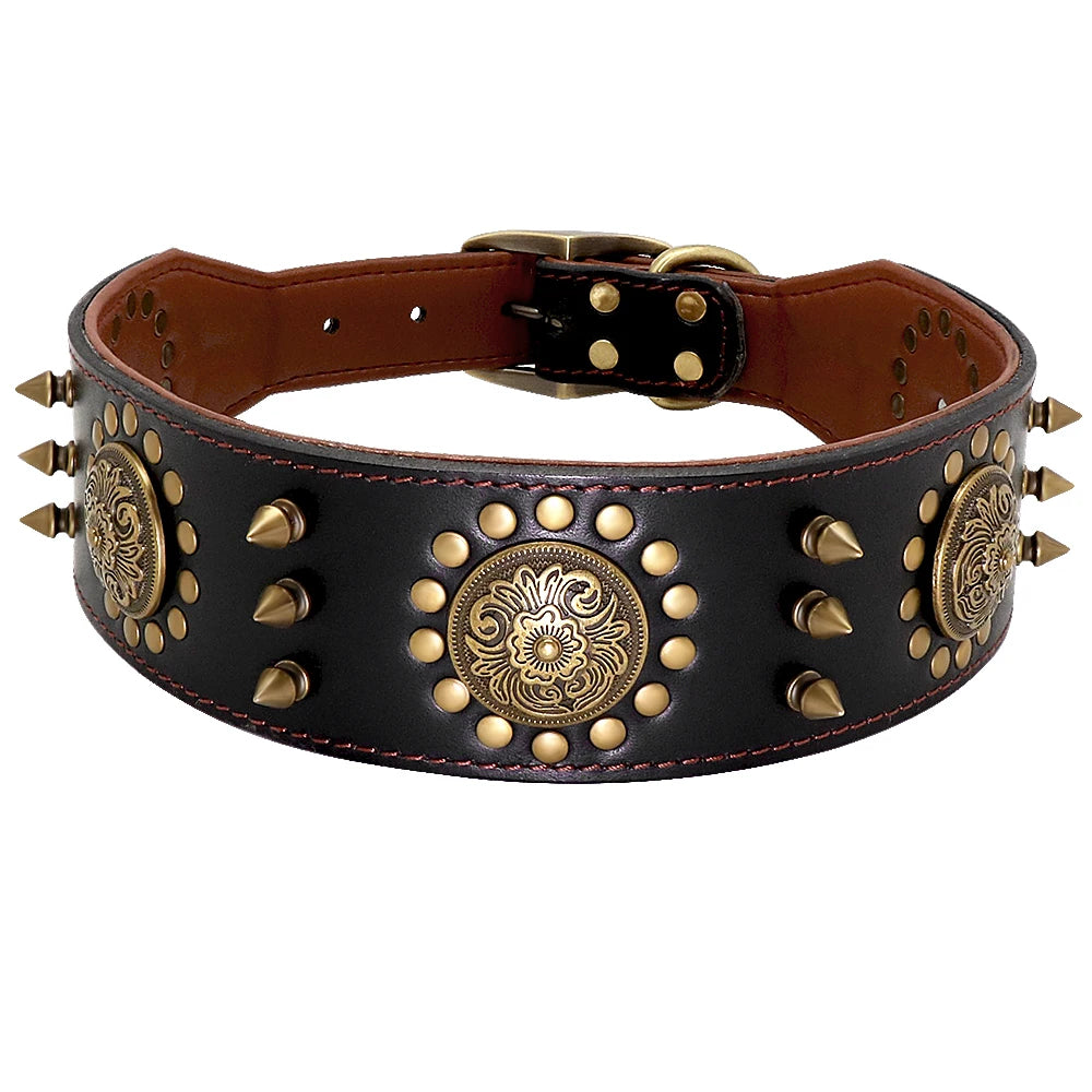 Purilite Select Leather Large Dog Collar