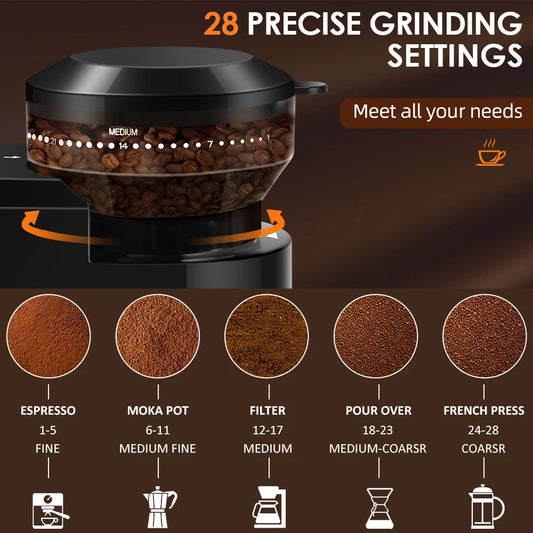 Purilite Select Compact Burr Coffee Grinder