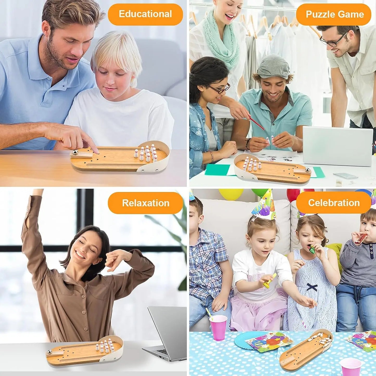 Purilite Select Tabletop Mini Bowling Game