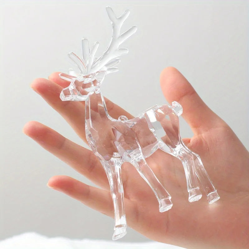 Purilite Select Plastic Crystal Deer Figurines