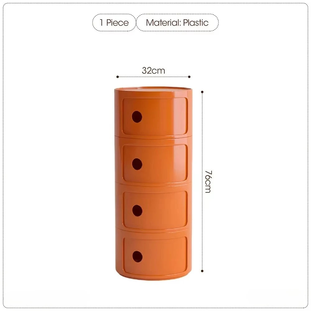 Purilite Select Nordic Net Red Bedside Cabinet