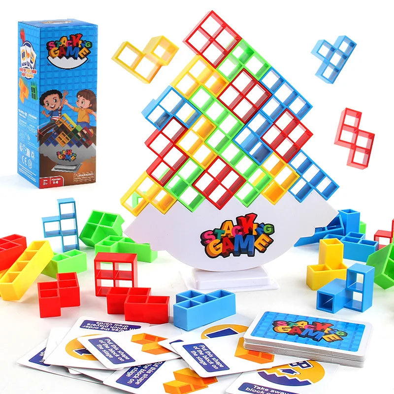 Purilite Select 16–64PCS Building Block Tetra Tower Game