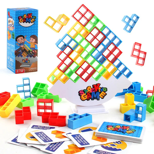 Purilite Select 16–64PCS Building Block Tetra Tower Game