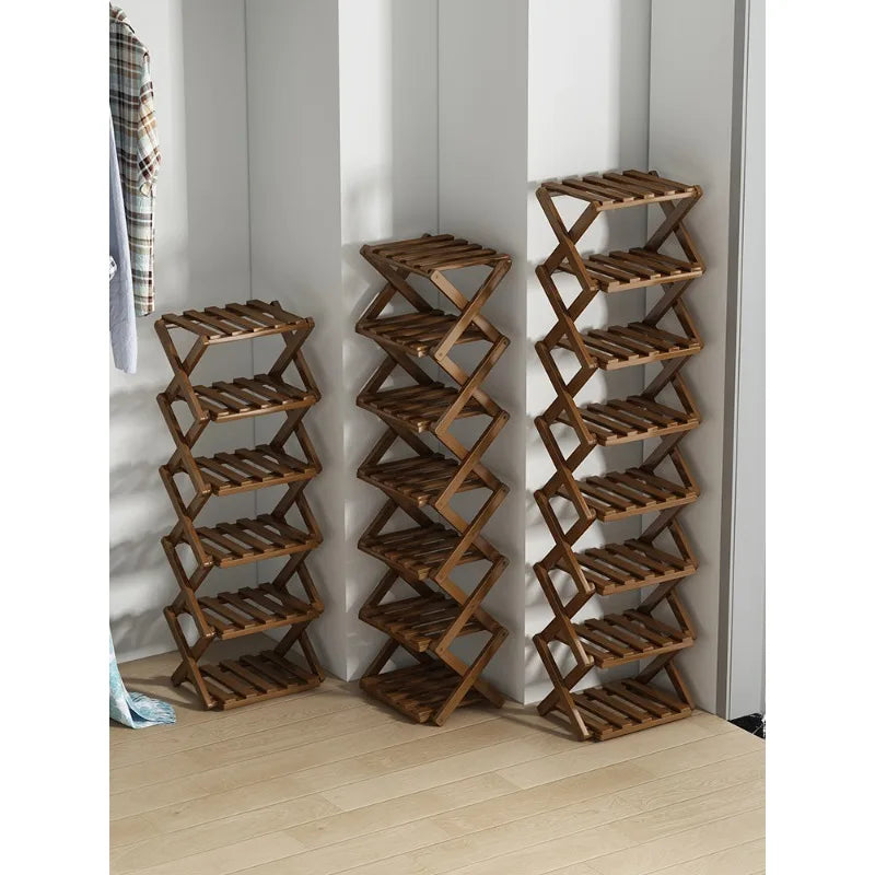 Purilite Select Narrow Wooden Shoe Rack