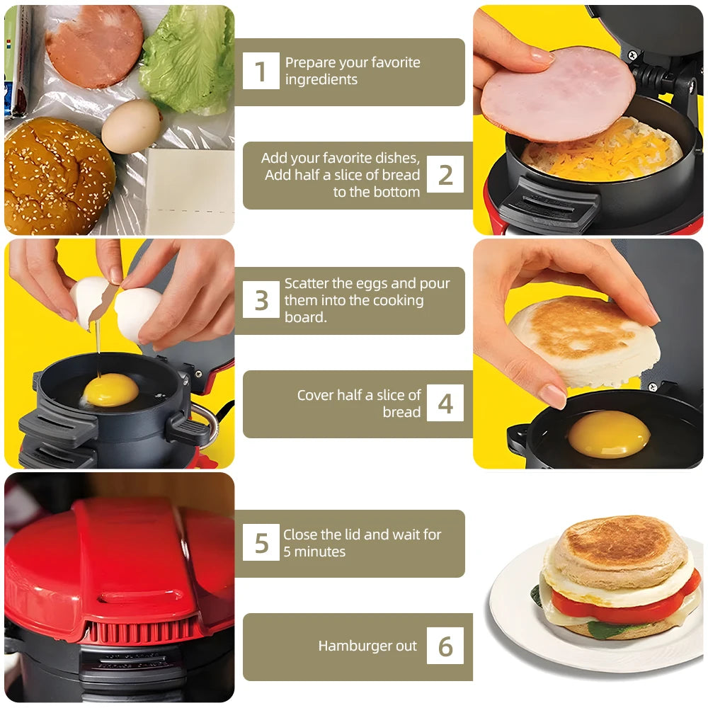 Purilite Select Portable Burger & Sandwich Toaster Maker