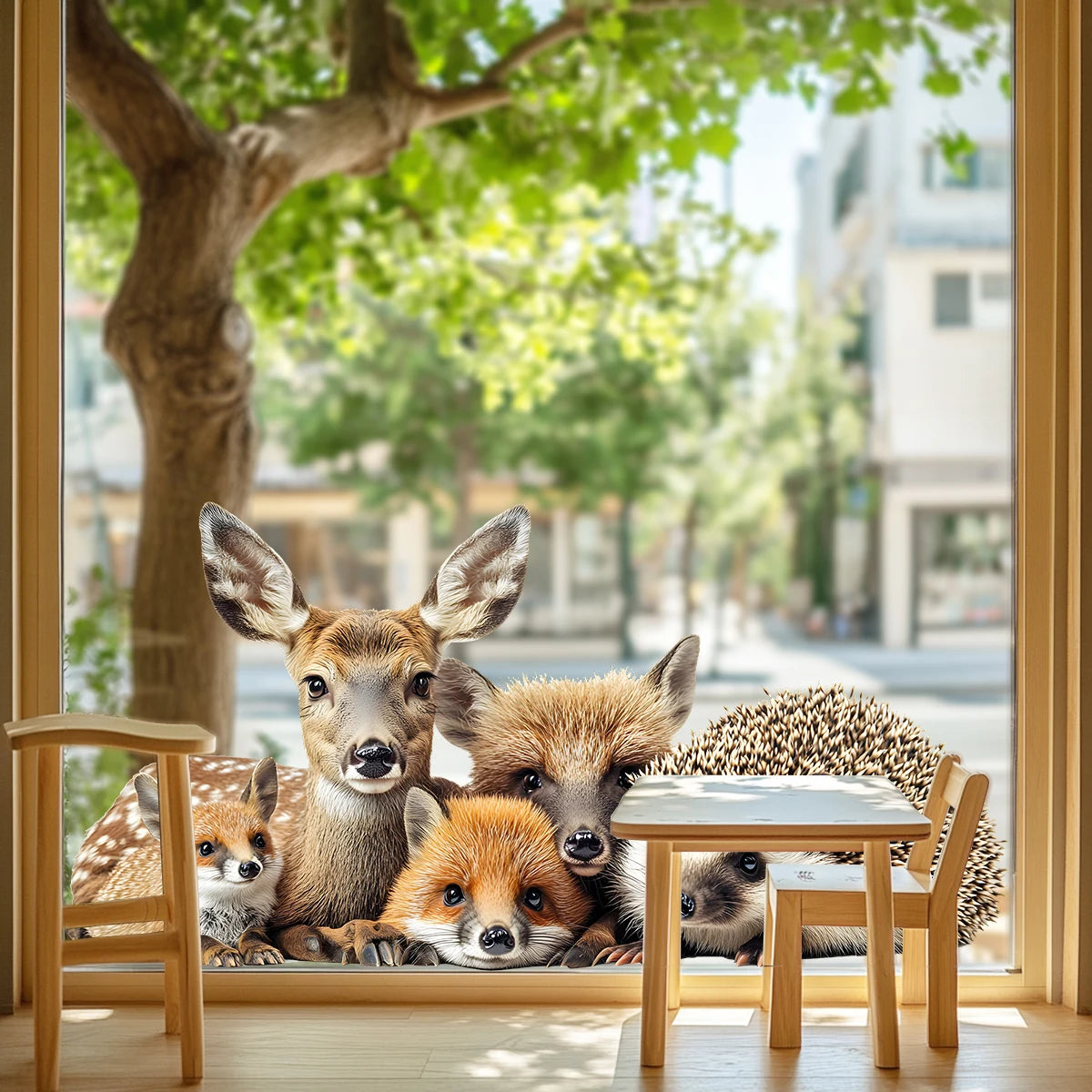 Purilite Select Transparent Animal Glass Sticker