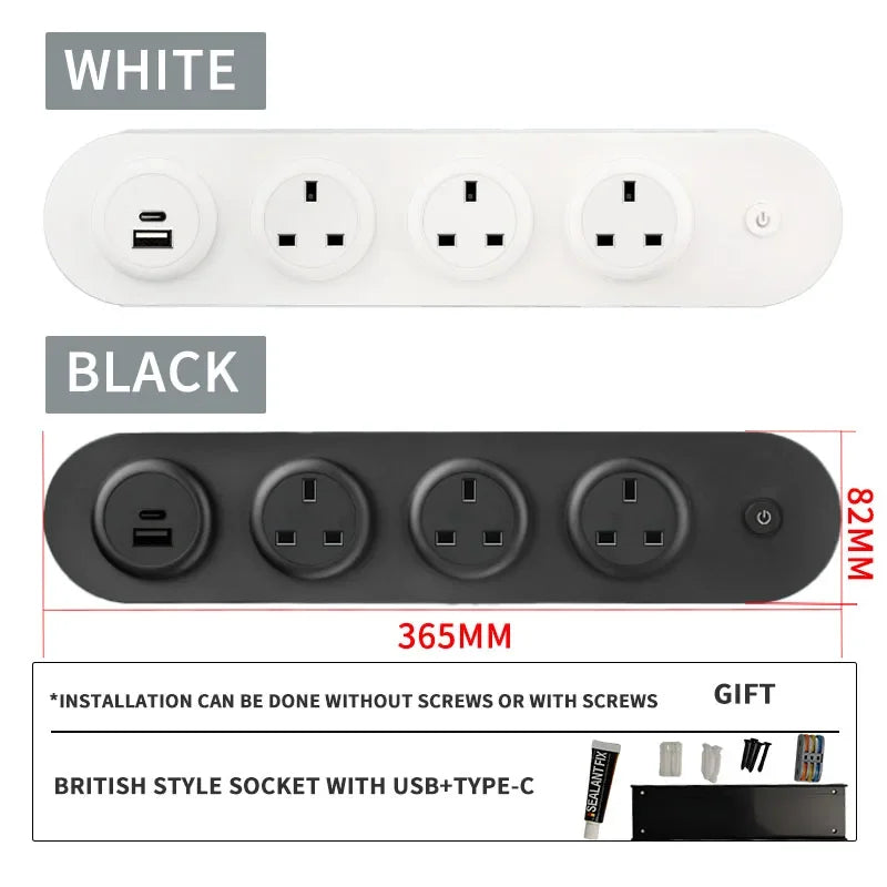 Purilite Select Wall Mounted Desktop Socket