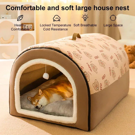 Purilite Select Warm Detachable Dog & Cat Sleeping Bed