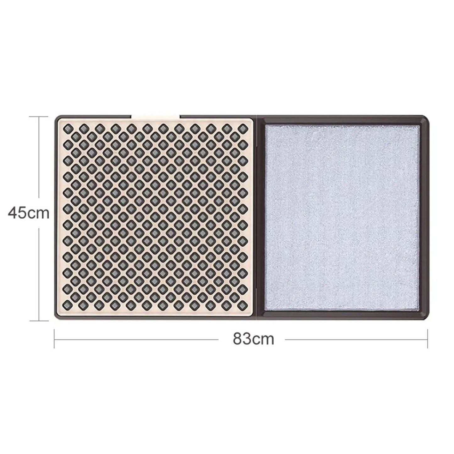 Purilite Select Disinfecting Shoe Sanitizing Entrance Doormat with Non-Slip Backing – Dual Zone Absorbent Floor Mat for Home and Office