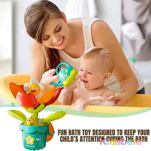 Purilite Select: Baby bath sunflower spraying shower toy