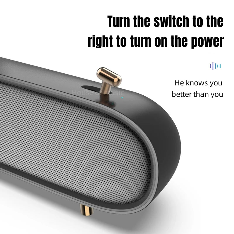 TV Soundbar – Wired & Wireless Portable Bluetooth Speaker