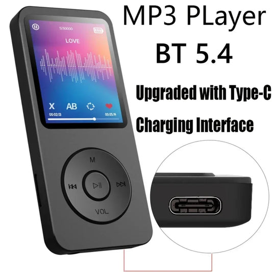 Purilite Select 1.8 Inch MP3 Player Type-C Portable Walkman
