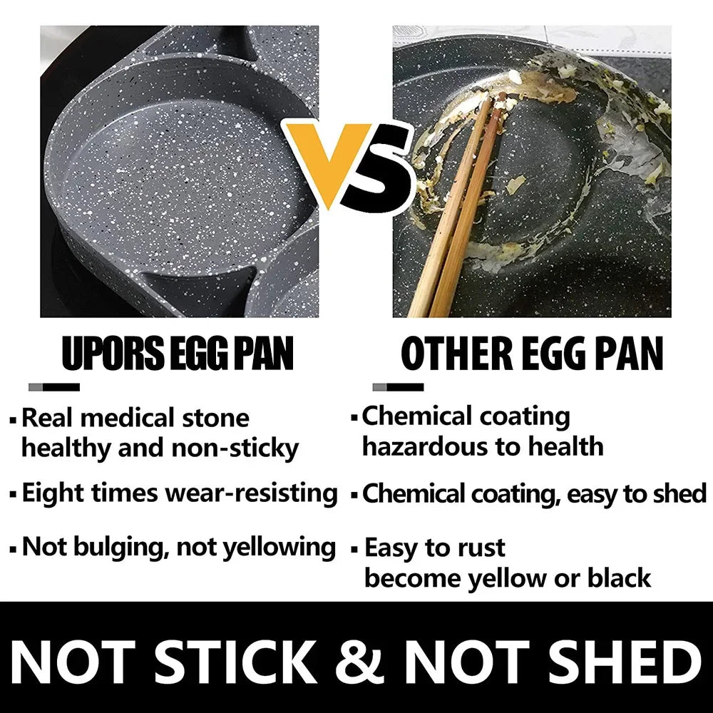 Purilite Select 4-Hole Nonstick Breakfast Frying Pan