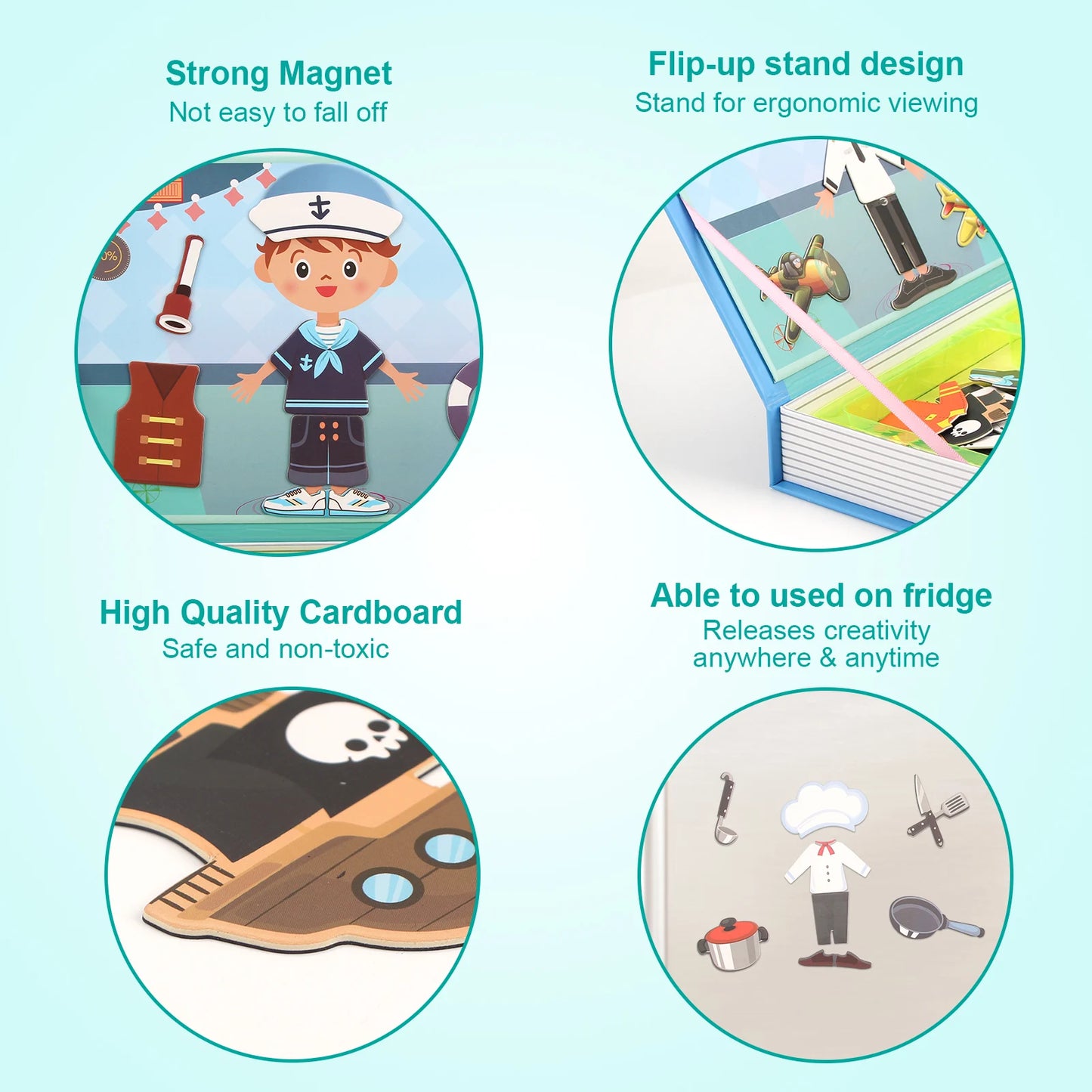 Purilite Select Funny Children’s Intelligent Magnetic Book