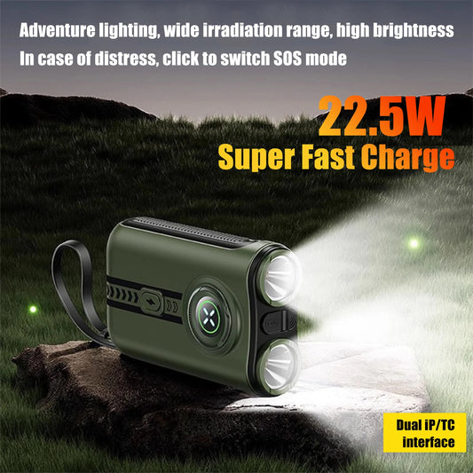 Purilite Select Outdoor Portable Power Bank Flashlight 2-in-1