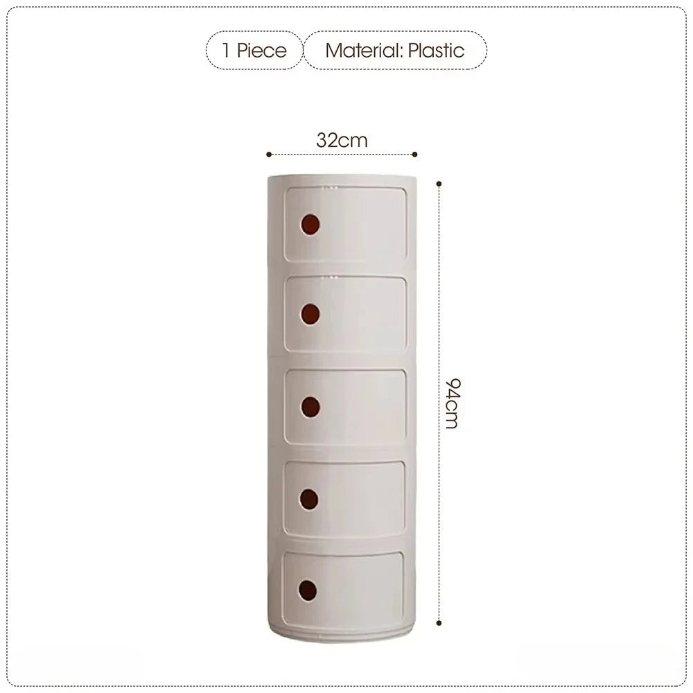Purilite Select Nordic Net Red Bedside Cabinet