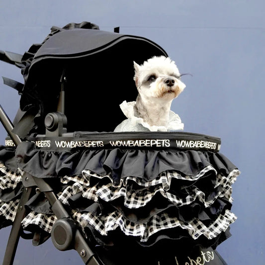 Purilite Select Black Lattice Foldable Pet Basket