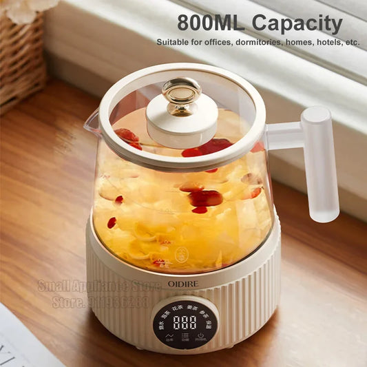 Purilite Select 800ml Multifunctional Electric Health Pot (Glass Body, 220V, 600W)