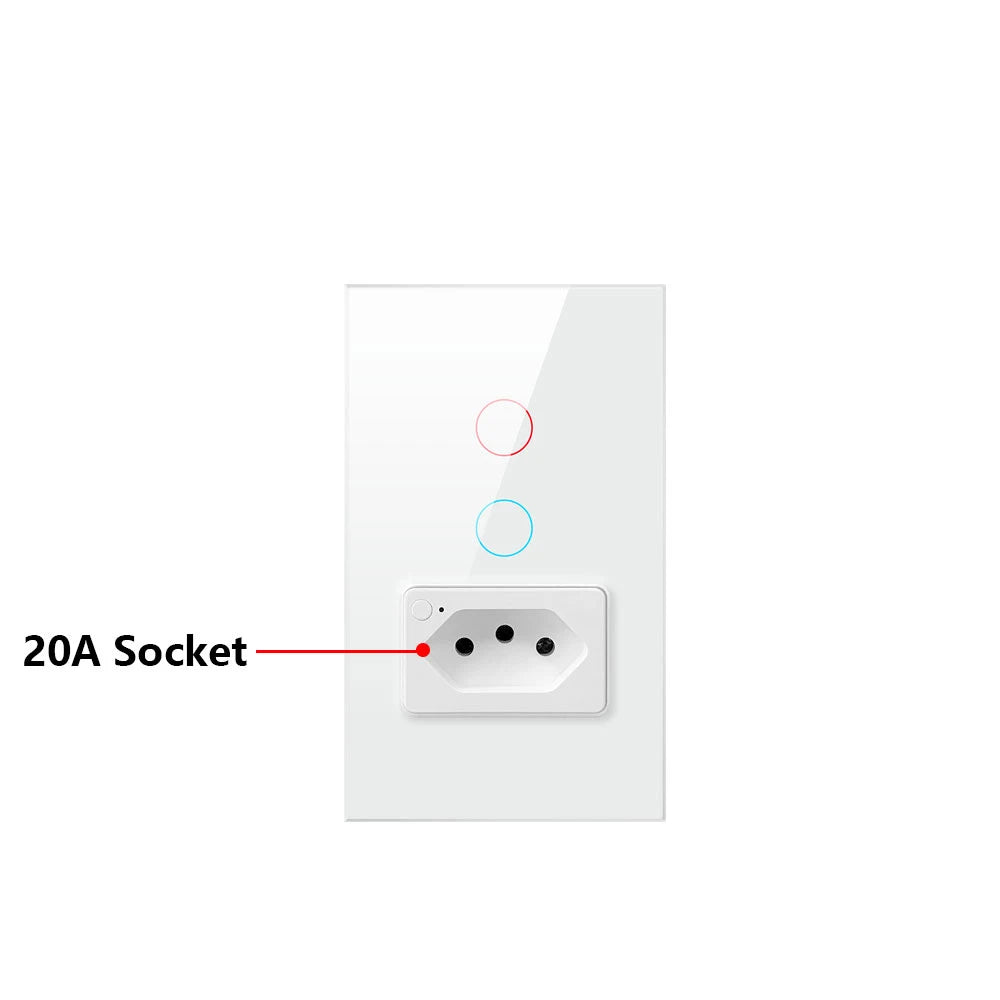 Purilite Select Smart Light Switch; 20A Wall Socket