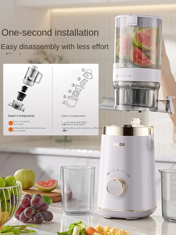 Original juice machine household mini small juice machine residue juice separation fruit and vegetable juicer