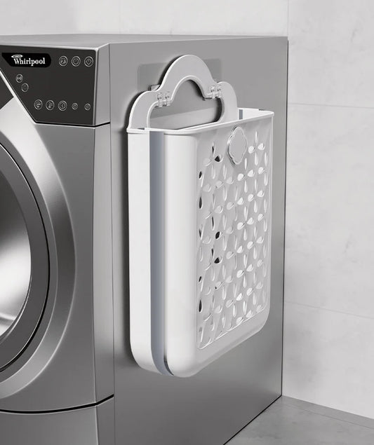 Purilite Select Folding Wall-Mounted Laundry Basket