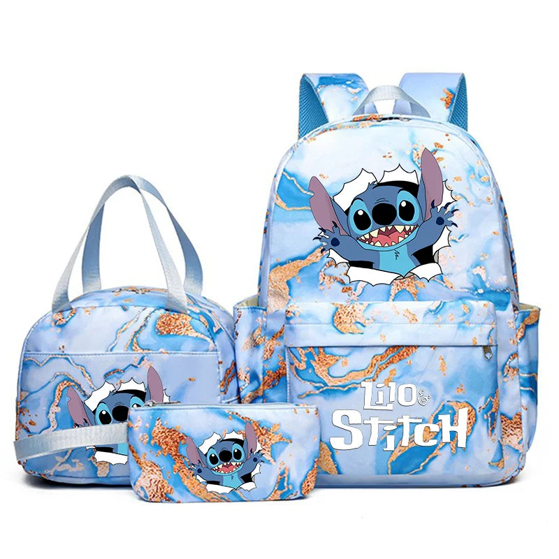Purilite Select 3PCS Lilo & Stitch School Bag Set