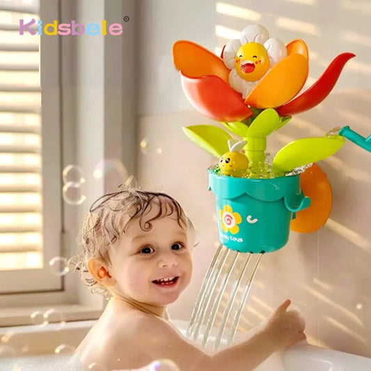 Purilite Select: Baby bath sunflower spraying shower toy