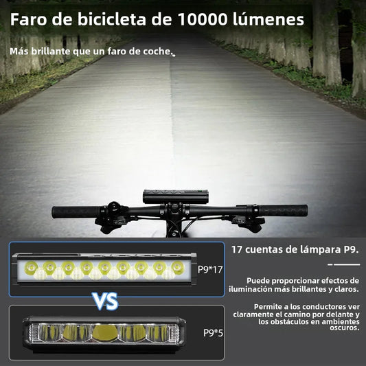 Purilite Select 10000mAh Bicycle Light